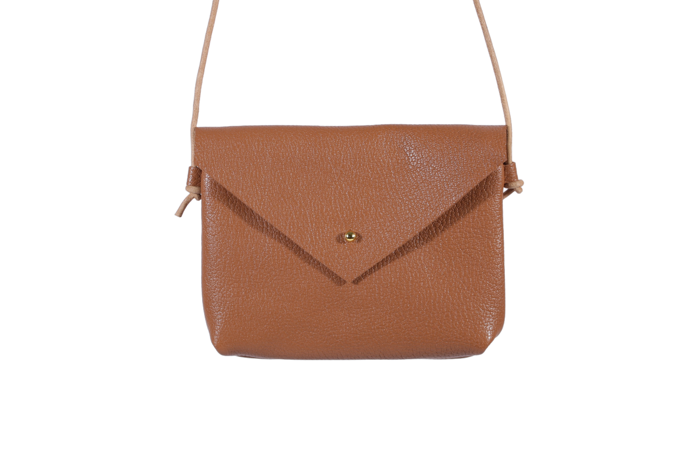 Kožené Psaníčko koňakově hnědé